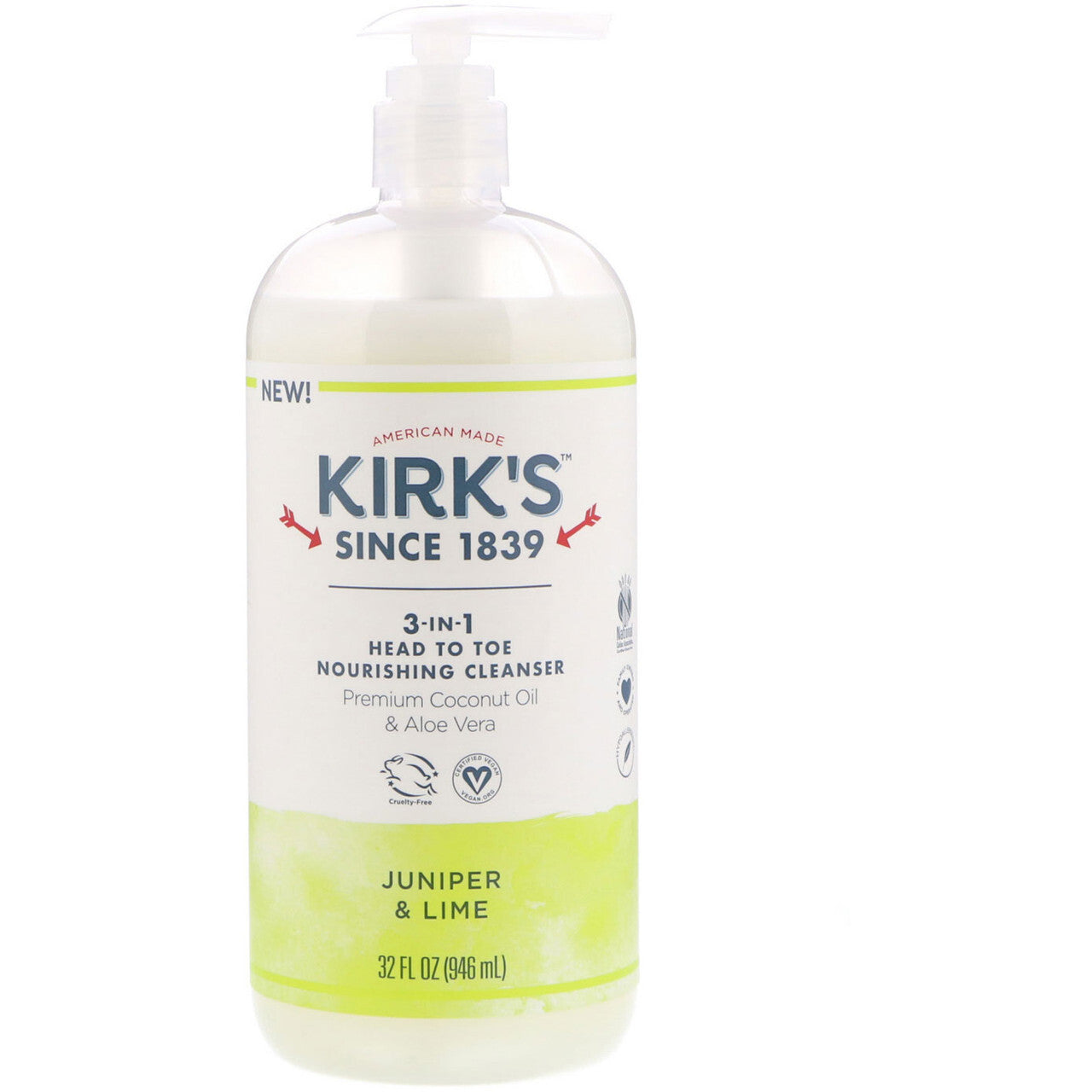 Kirks clnsr juniper lime ( 1 x 32 oz )