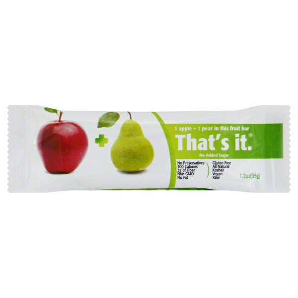 That's It Apple Pear Fruit Bar (12x1.2 Oz)