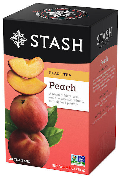Stash Tea Peach Prem Black Tea (6x20BAG )