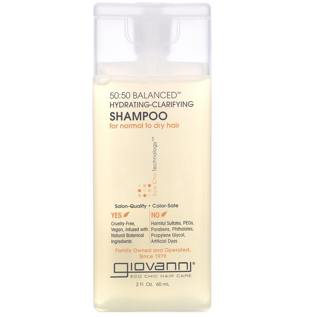 Giovanni 50/50 Balanced Shampoo (12x2 Oz)