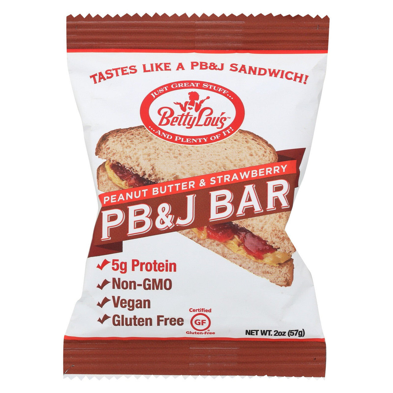 B.l pbj bar strawbry gf ( 12 x 2 oz )