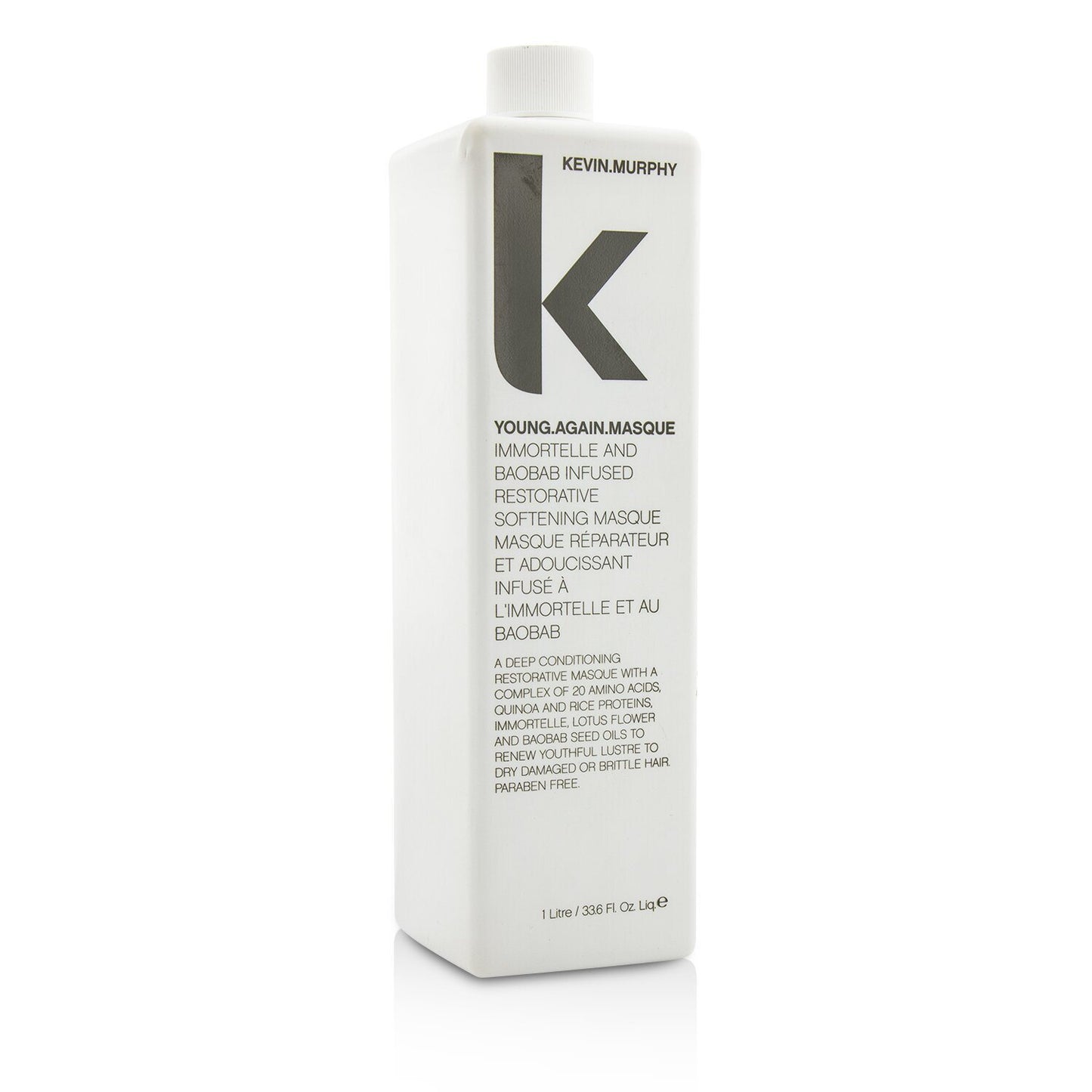 KEVIN.MURPHY - Young.Again.Masque (Immortelle and Baobab Infused Restorative Softening Masque - To Dry Damaged or Brittle Hair) KMU15414 1000ml/33.8oz
