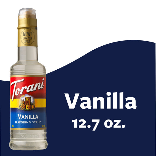 Torani syrp coff vanilla ( 4 x 12.7 oz   )