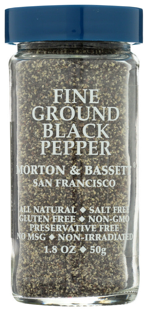 Morton & Bassett Fine Ground Black Pepper (3x1.8Oz)