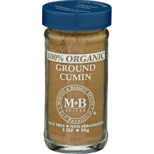 Morton & Bassett Organic Ground Cumin (3x2Oz)