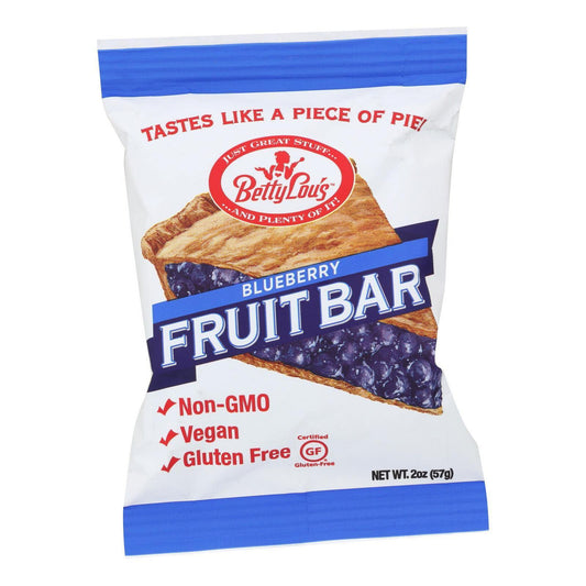 Betty Lou's Blueberry Fruit Bars (12x2 Oz)