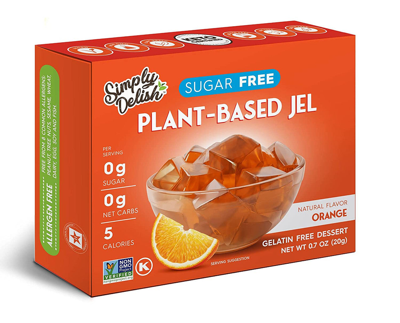 Smply del orng jel dsrt ( 6 x 0.7 oz   )