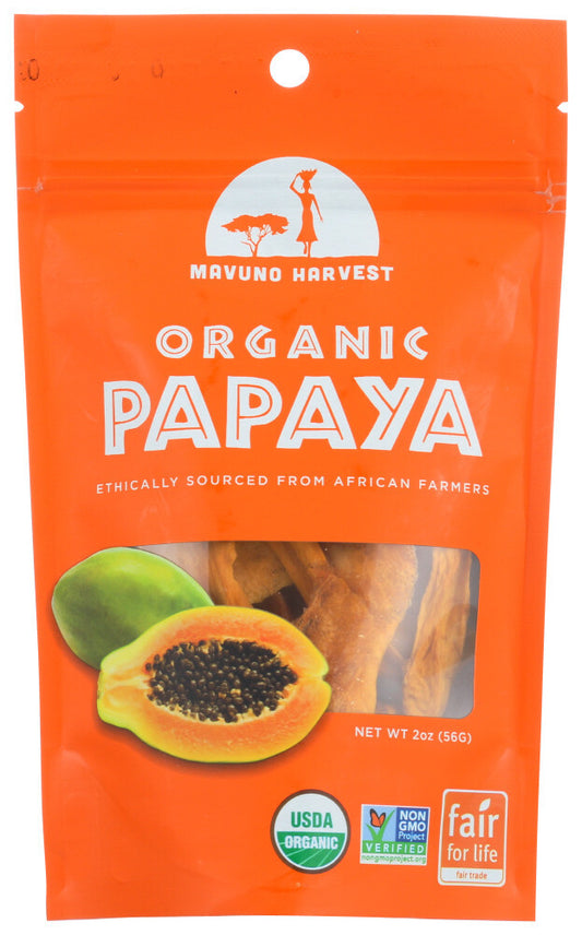 Mavuno Harvest Organic Papaya  (6x2 OZ)