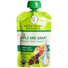 Peter Rabbit Organics Fruit SqueezeApple And Grape (10x4Oz)