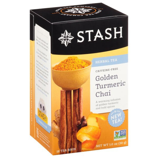 Stash gldn trmrc chai te ( 6 x 18 bg   )