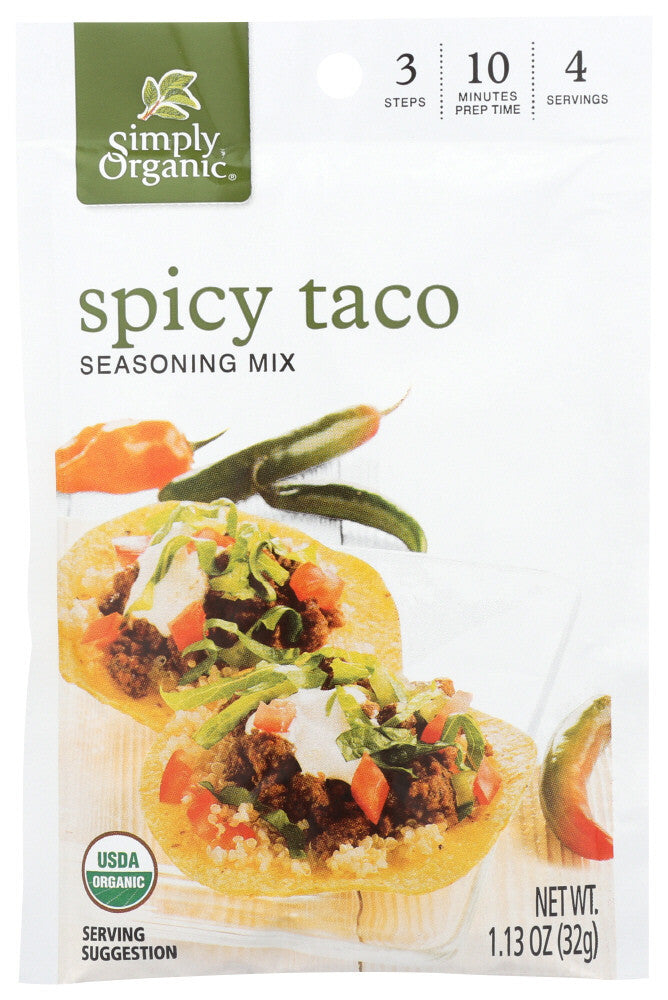 Simply Organic Spicey Taco Seasoning (12x1.13OZ )
