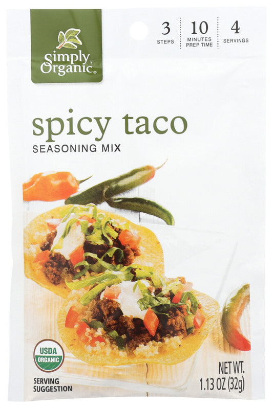Simply Organic Spicey Taco Seasoning (12x1.13OZ )