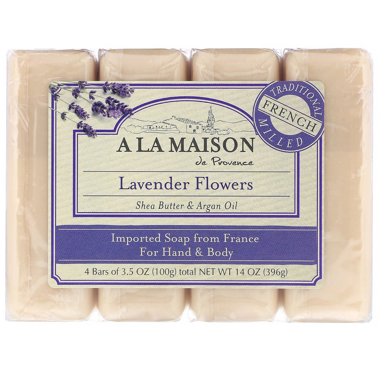 Maison bar soap lav 4pk ( 1 x 4 pack )
