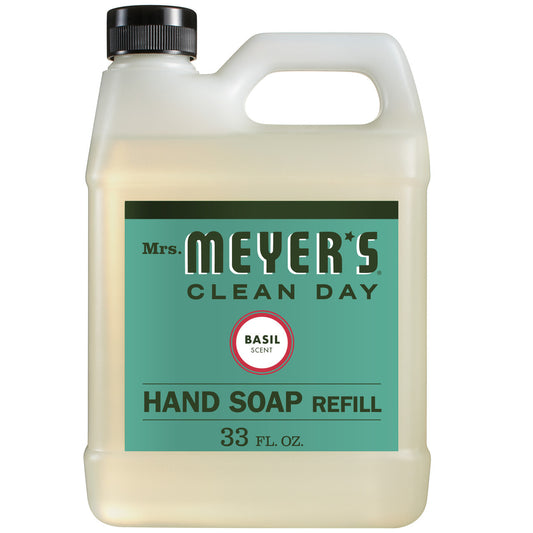 Mrs Meyers Liquid Hand Sp Refil Basl (6x33OZ )