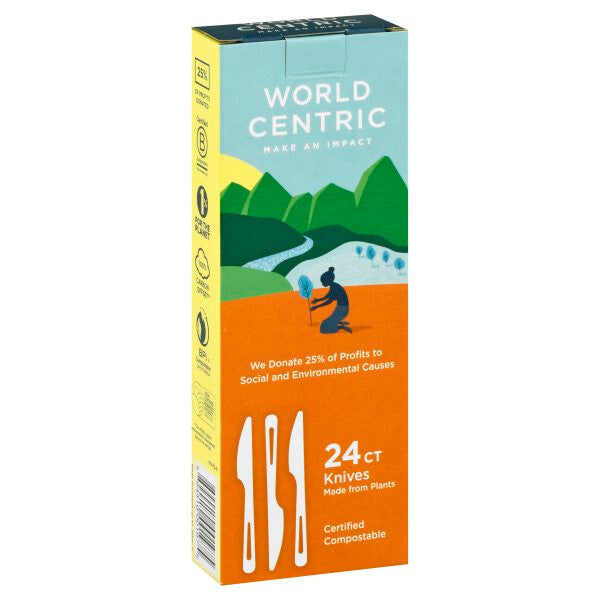W c corn starch knives ( 12 x 24 ct   )