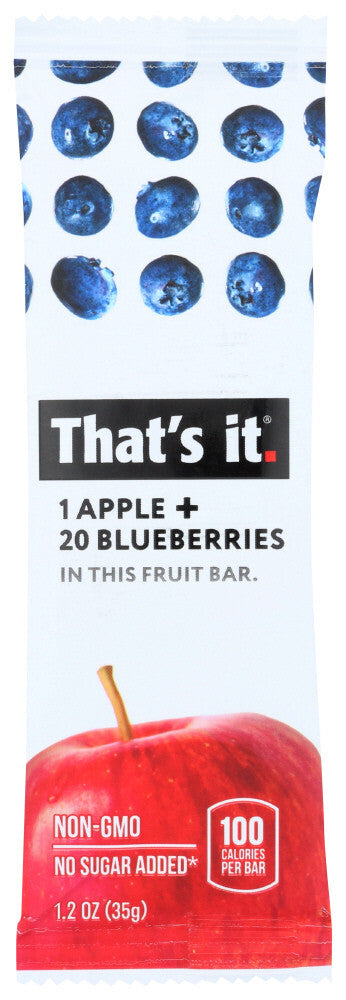 That's It Fruit Bar Apple & Blueberry (12x1.2 OZ)