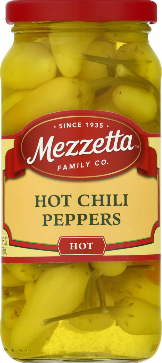 Mezzetta Hot Chili Pepprs (6x16OZ )