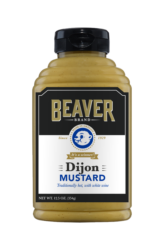 Beaver Dijon Mustard With White Wine (6x12.5Oz)