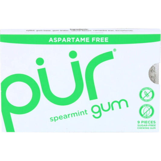 Pur Gum Pur Gum Spearmint 9 Pc (12X12.6 Gram)